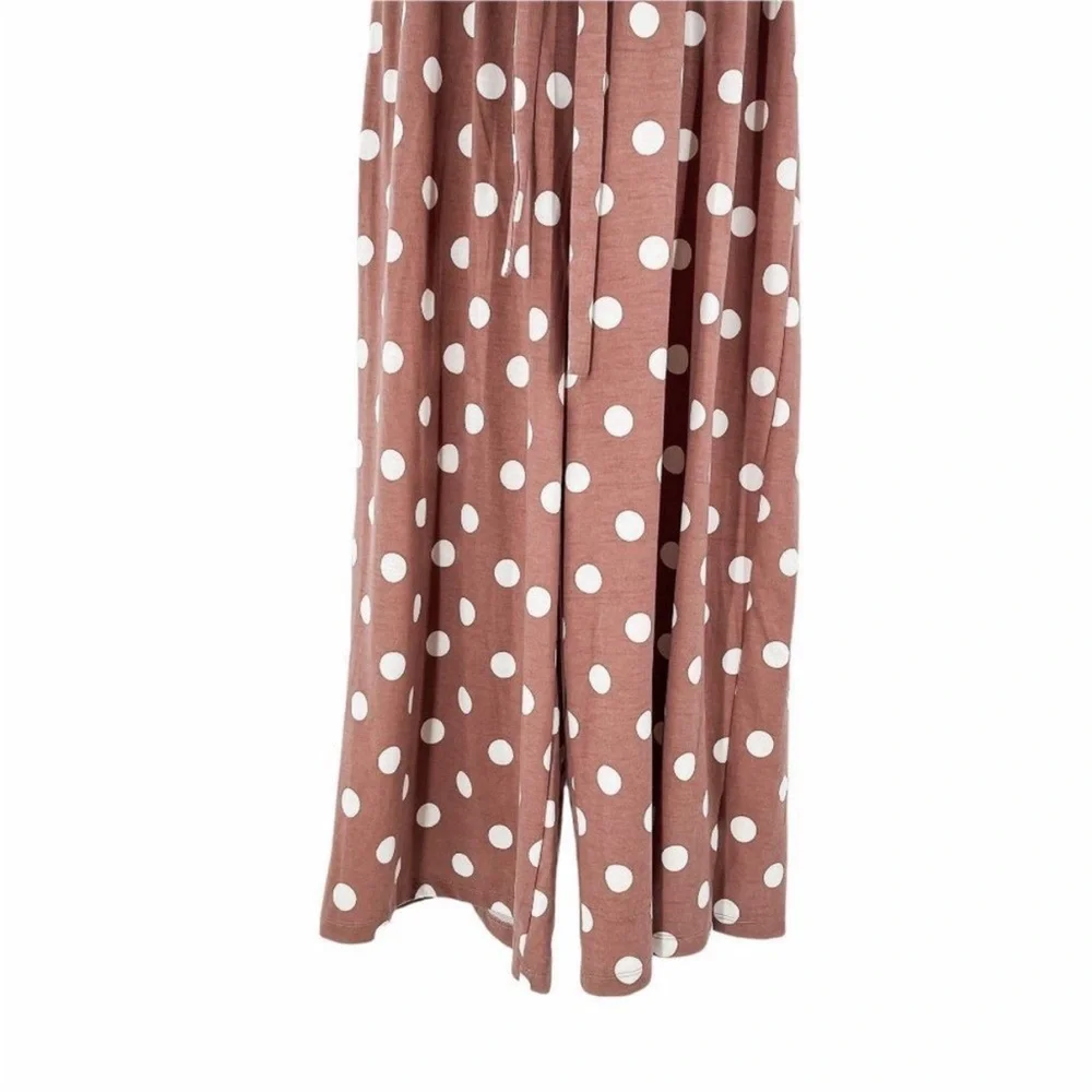 As U Wish Mauve and Ivory Jumpsuit